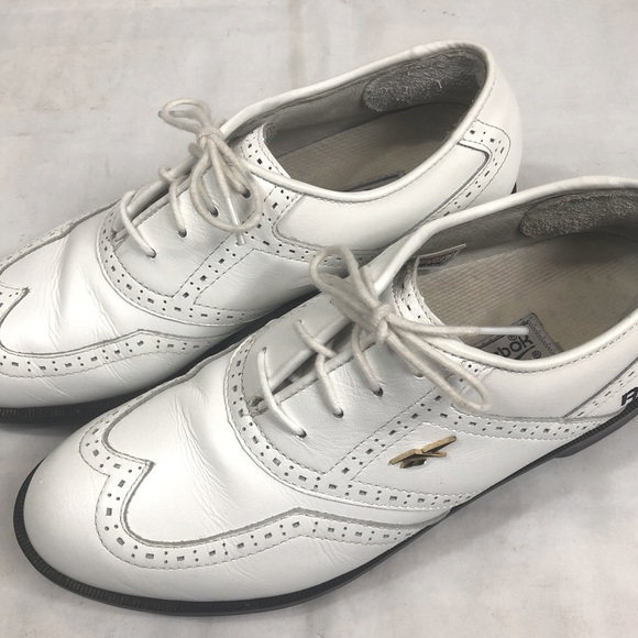 Reebok Shoes Reebok Golf Shoes White Leather Womens 75 B Poshmark